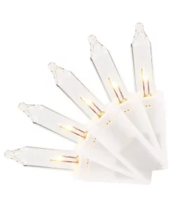 Home Accents Holiday 50L Clear Incandescent Mini White Wire Lights