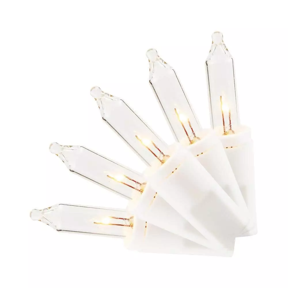 Home Accents Holiday 50L Clear Incandescent Mini White Wire Lights 3 Home Accents Holiday 50L Clear Incandescent Mini White Wire Lights