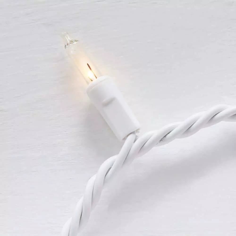 Home Accents Holiday 50L Clear Incandescent Mini White Wire Lights 6 Home Accents Holiday 50L Clear Incandescent Mini White Wire Lights - Image 4