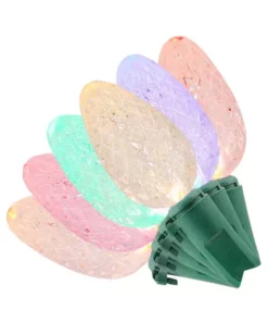 Home Accents Holiday 100L Warm White-To-Multi Faceted C6 LED Lights