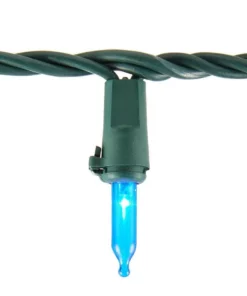 Home Accents Holiday 100L Blue Mini LED Lights -Home Accents Holiday Shop home accents holiday christmas string lights ty 100sm bls 40 1000