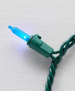 Home Accents Holiday 100L Blue Mini LED Lights -Home Accents Holiday Shop home accents holiday christmas string lights ty 100sm bls a0 1000