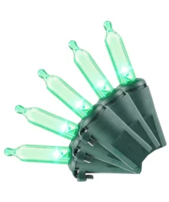 Home Accents Holiday 100L Green Mini LED Lights