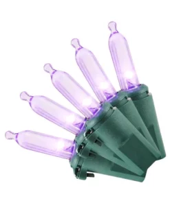 Home Accents Holiday 100L Purple Mini LED Lights