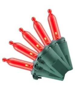 Home Accents Holiday 100L Red Mini LED Lights