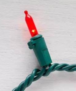 Home Accents Holiday 100L Red/Warm White Mini LED Lights -Home Accents Holiday Shop home accents holiday christmas string lights ty 100sm rww a0 1000