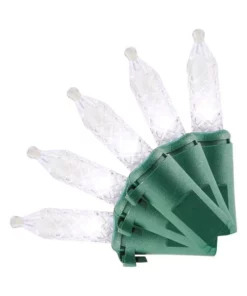 Home Accents Holiday 200L Cool White Faceted M5 LED Lights