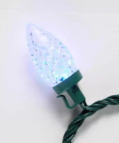 Home Accents Holiday 50L Warm White-To-Multi Faceted C9 LED Lights -Home Accents Holiday Shop home accents holiday christmas string lights ty1190 1415 1d 1000