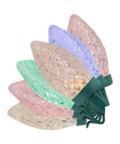 Home Accents Holiday 50L Warm White-To-Multi Faceted C9 LED Lights