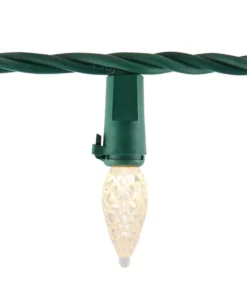 Home Accents Holiday 50L Warm White Faceted C3 LED Lights -Home Accents Holiday Shop home accents holiday christmas string lights ty283 815ww 40 1000