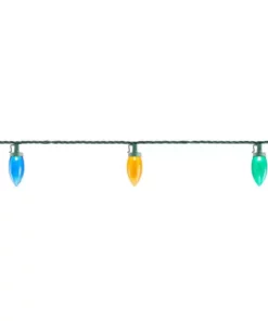 Home Accents Holiday 100L Multi C9 LED Lights -Home Accents Holiday Shop home accents holiday christmas string lights ty288 1115 mss 40 1000