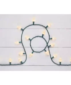 Home Accents Holiday 50L Warm White Faceted C6 LED Lights -Home Accents Holiday Shop home accents holiday christmas string lights ty289 815wwl e1 1000