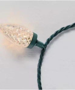 Home Accents Holiday 25L Warm White Faceted C9 LED Lights -Home Accents Holiday Shop home accents holiday christmas string lights ty290 815r a0 1000