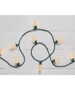 Home Accents Holiday 25L Warm White Faceted C9 LED Lights -Home Accents Holiday Shop home accents holiday christmas string lights ty290 815r e1 1000