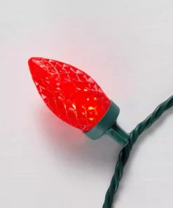 Home Accents Holiday 25L Multi Faceted C9 LED Lights -Home Accents Holiday Shop home accents holiday christmas string lights ty292 815r a0 1000