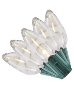 Home Accents Holiday 50L Warm White C9 LED Steady Lit Lights