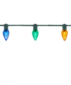 Home Accents Holiday 25L Multi C9 LED Steady Lit -Home Accents Holiday Shop home accents holiday christmas string lights ty417 1915m 40 1000