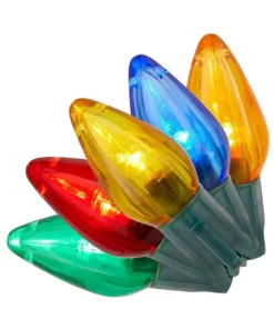 Home Accents Holiday 25L Multi C9 LED Steady Lit