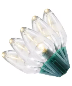 Home Accents Holiday 25L Warm White C9 LED Steady Lit