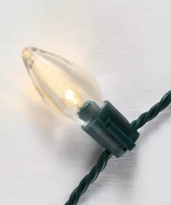 Home Accents Holiday 25L Warm White C9 LED Steady Lit -Home Accents Holiday Shop home accents holiday christmas string lights ty417 1915ww a0 1000