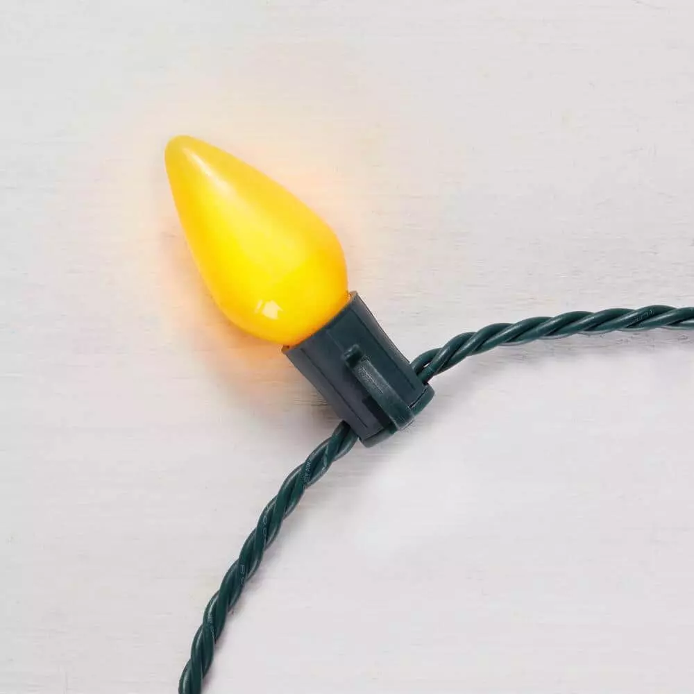 Home Accents Holiday 50L Multi Ceramic C9 LED Steady Lit 7 Home Accents Holiday 50L Multi Ceramic C9 LED Steady Lit - Image 5