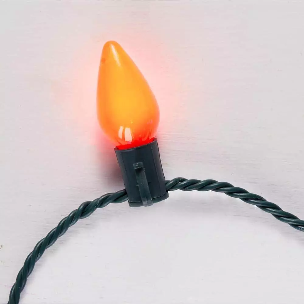 Home Accents Holiday 50L Multi Ceramic C9 LED Steady Lit 6 Home Accents Holiday 50L Multi Ceramic C9 LED Steady Lit - Image 4