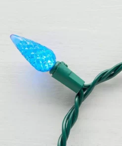 Home Accents Holiday 150L Multi Faceted C6 LED Lights -Home Accents Holiday Shop home accents holiday christmas string lights ty615 1815m 66 1000