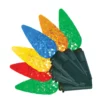Home Accents Holiday 100L Multi Faceted C6 LED Steady Lit Lights -Home Accents Holiday Shop home accents holiday christmas string lights ty621 1715m 64 1000