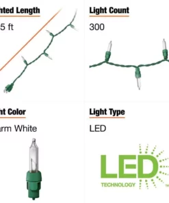 Home Accents Holiday 300L Warm White Mini LED Icicle Steady Lit 13 Home Accents Holiday 300L Warm White Mini LED Icicle Steady Lit -Home Accents Holiday Shop home accents holiday christmas string lights ty627 1715ww a0 1000