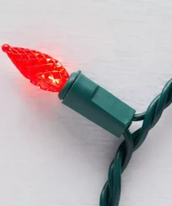 Home Accents Holiday 50L Red Faceted C3 LED Steady Lit -Home Accents Holiday Shop home accents holiday christmas string lights ty829 1415 fc3 a0 1000