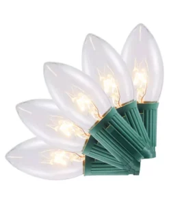 Home Accents Holiday 25L Clear Incandescent C9 Lights