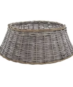 Home Accents Holiday 27 in Rattan Christmas Tree Collar