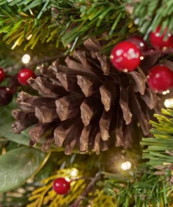 Home Accents Holiday 30 in Prelit Woodmore Wreath -Home Accents Holiday Shop home accents holiday christmas wreaths 21gr50166 1d 1000