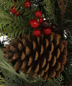 Home Accents Holiday 48 in Prelit Woodmore Wreath 10 Home Accents Holiday 48 in Prelit Woodmore Wreath -Home Accents Holiday Shop home accents holiday christmas wreaths chzh3811602t11 a0 1000