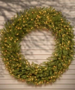 Home Accents Holiday 60 in Prelit Norwood Fir Wreath -Home Accents Holiday Shop home accents holiday christmas wreaths nf 60wlo e1 1000