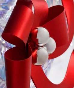 Home Accents Holiday 51 in Iridescent Ribbon Doe Holiday Yard Decoration -Home Accents Holiday Shop home accents holiday christmas yard decorations 21gm11741 1d 1000