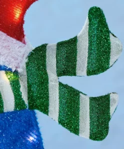 Home Accents Holiday 6 ft Cool White-Warm White LED Penguins Slide Holiday Yard Decoration -Home Accents Holiday Shop home accents holiday christmas yard decorations 21rt11221111 1d 1000