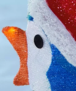 Home Accents Holiday 6 ft Cool White-Warm White LED Penguins Slide Holiday Yard Decoration -Home Accents Holiday Shop home accents holiday christmas yard decorations 21rt11221111 a0 1000