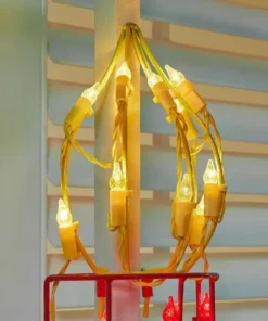 Home Accents Holiday 38 in Wreath Candle and Bow Holiday Yard Decoration -Home Accents Holiday Shop home accents holiday christmas yard decorations 22le11029 40 1000