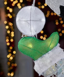 Home Accents Holiday 6 ft Warm White-Cool White LED Juggling Snowman Holiday Yard Decoration -Home Accents Holiday Shop home accents holiday christmas yard decorations 22rt13722111 1d 1000