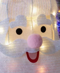 Home Accents Holiday 3 ft Warm White LED Santa with Lights Holiday Yard Decoration 10 Home Accents Holiday 3 ft Warm White LED Santa with Lights Holiday Yard Decoration -Home Accents Holiday Shop home accents holiday christmas yard decorations 22rt1742214 a0 1000