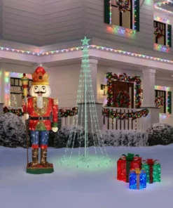 Home Accents Holiday 6 ft Warm White LED Nutcracker Y20 Holiday Yard Decoration -Home Accents Holiday Shop home accents holiday christmas yard decorations 22rt1852214 66 1000