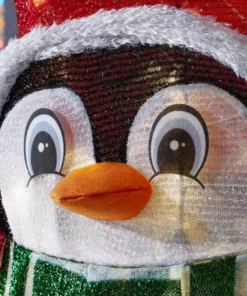 Home Accents Holiday 3 ft Warm White LED Penguin in with Candy Cane Holiday Yard Decoration -Home Accents Holiday Shop home accents holiday christmas yard decorations 22rt1962214 a0 1000