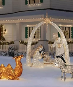 Home Accents Holiday 40 in Warm White LED Camel Holiday Yard Decoration 13 Home Accents Holiday 40 in Warm White LED Camel Holiday Yard Decoration -Home Accents Holiday Shop home accents holiday christmas yard decorations 22rt2072214 66 1000