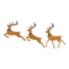 Home Accents Holiday 58 in Warm White LED 2D Set Of 3 Deer Holiday Yard Decoration -Home Accents Holiday Shop home accents holiday christmas yard decorations 22rt2092214 64 1000