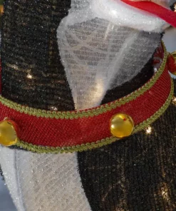 Home Accents Holiday 2.5 ft Warm White LED Husky with Hat Holiday Yard Decoration -Home Accents Holiday Shop home accents holiday christmas yard decorations 22rt2152214 1d 1000