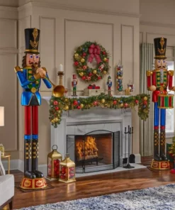 Home Accents Holiday 8 ft Trumpeting Nutcracker Holiday Yard Decoration -Home Accents Holiday Shop home accents holiday christmas yard decorations 22sv23302 1d 1000