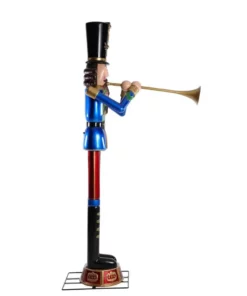 Home Accents Holiday 8 ft Trumpeting Nutcracker Holiday Yard Decoration -Home Accents Holiday Shop home accents holiday christmas yard decorations 22sv23302 4f 1000