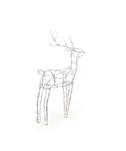 Home Accents Holiday 4 ft Warm White LED White Wire Buck Holiday Yard Decoration -Home Accents Holiday Shop home accents holiday christmas yard decorations ty070 1713 40 1000