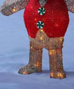 Home Accents Holiday 3 ft Warm White LED Gingerbread Girl and Boy Holiday Yard Decoration 11 Home Accents Holiday 3 ft Warm White LED Gingerbread Girl and Boy Holiday Yard Decoration -Home Accents Holiday Shop home accents holiday christmas yard decorations ty194 2011 asst 1d 1000